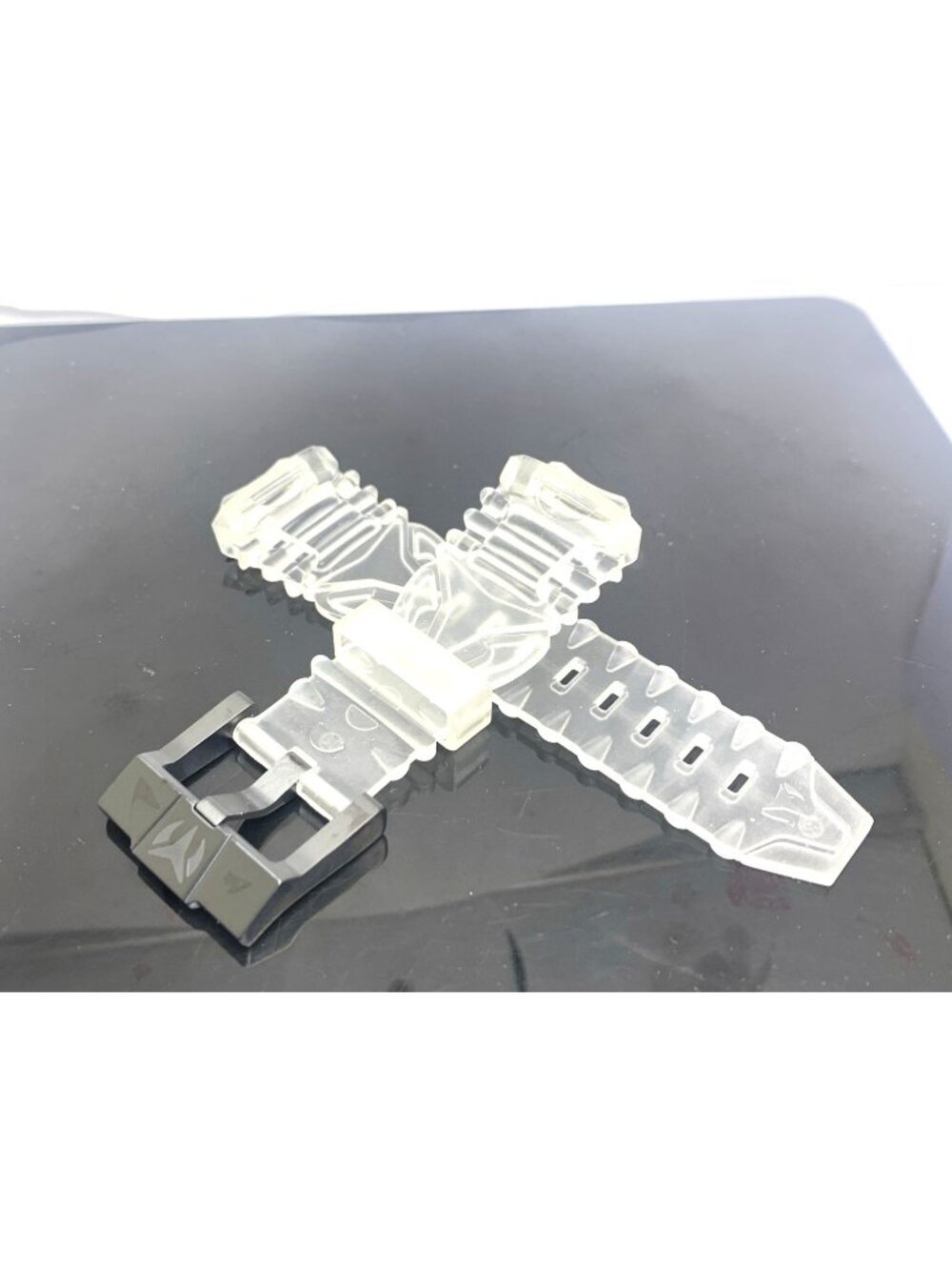 Technomarine Men's Watch Replacement Band Clear Rubber Strap 17/29mm Lug